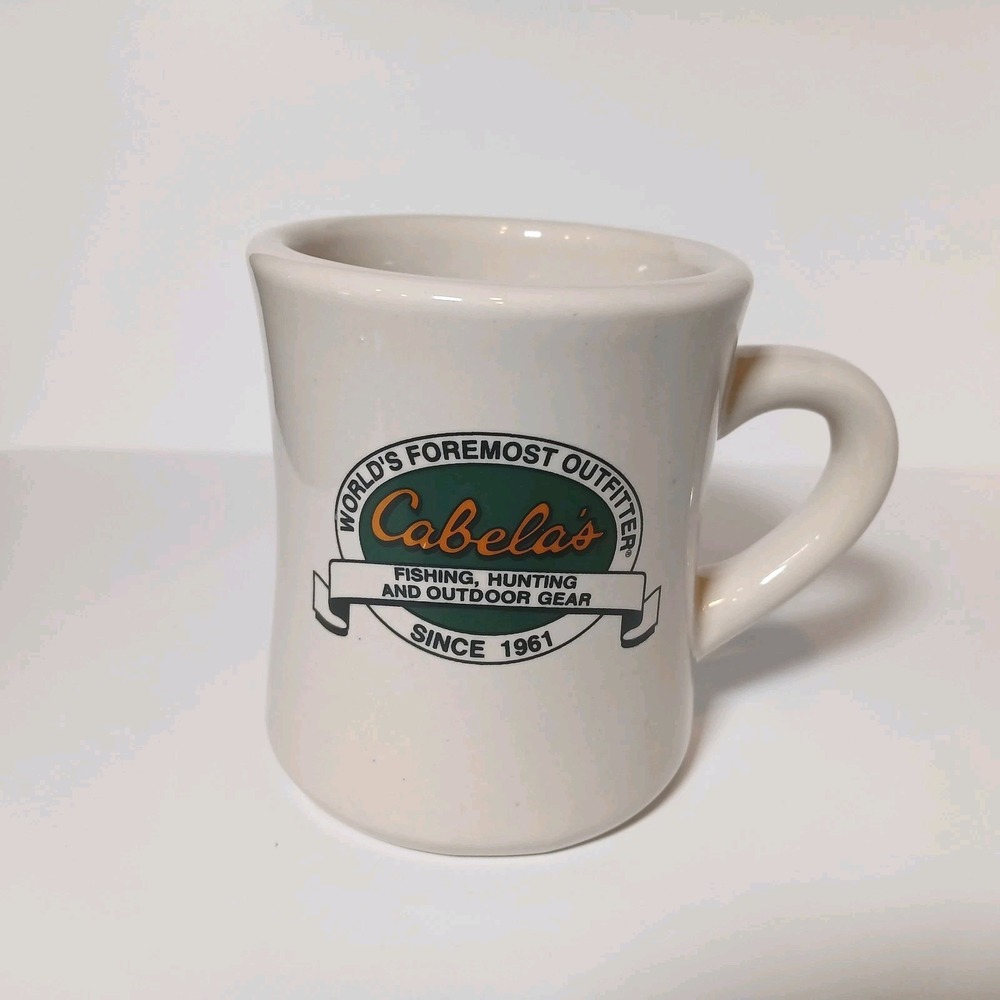 Cabela's World's Foremost Outfitters Heavy Restaurant Ware Mug - Good Condition